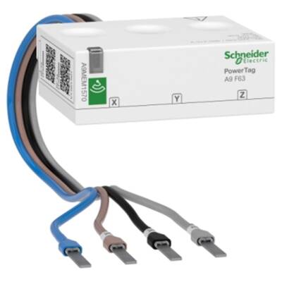 SCHNEIDER A9MEM1570 PowerTag Flex 63A 3P+N top and bottom position - 1