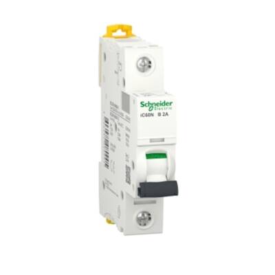 Schneider Electric A9F73102 -IC60N - Minyatür Devre Kesici - 1P - 2A - B Eğrisi - 1