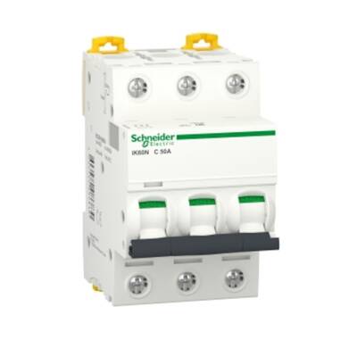 Schneider Electric A9K24350 -Acti9 iK60N 3P 50A, 6kA C eğrisi Otomat - 1