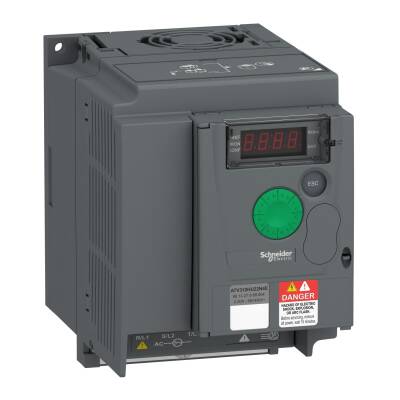 Schneider Electric ATV310HU22N4E - ATV310 Değişken Hızlı Sürücü / Hız Kontrol Cihazı Trifaze 2.2kW 3HP, 380-460 V - 2