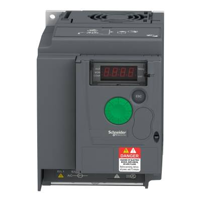 Schneider Electric ATV310HU22N4E - ATV310 Değişken Hızlı Sürücü / Hız Kontrol Cihazı Trifaze 2.2kW 3HP, 380-460 V - 1