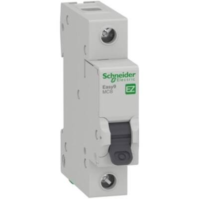 Schneider Electric EZ9F56106 Easy9, MCB, 1P 6A C 6000A 230V, Otomatik Sigorta - 1