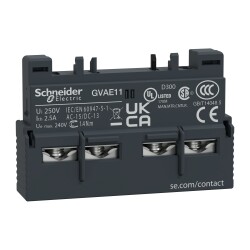 Schneider Electric GVAE11 - 1NO+1NC GV2 VE GV3 YARDIMCI KONTAK BLOĞU - 1