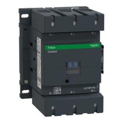Schneider Electric LC1D115M7 -TeSys D Kontaktör 3P 115A AC3 220VAC - SCHNEIDER
