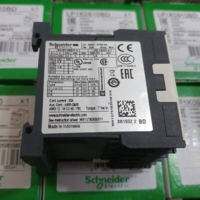 Schneider Electric LP1K0910BD - TeSys K 3 kutuplu AC-3 9A 24V DC 1NA Kontaktör - 2