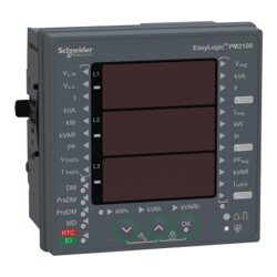 Schneider Electric METSEPM2120 Easylogic Pm2130, Enerji Kalite Analizörü, 15. Harmoniğe Kadar Harmonik Ölçümü, Led Ekran, Rs485 Port Üzerinden Haberleşme Class 1 - SCHNEIDER
