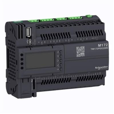 Schneider Electric TM172PDG28RI Controller Modicon M171/M172/M173 performance, display, 28 IO, Ethernet, isolated - 1