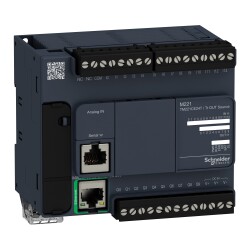 Schneider Electric TM221CE24T 24V Kontrolör - M221 24 GÇ transistör PNP Ethernet - 