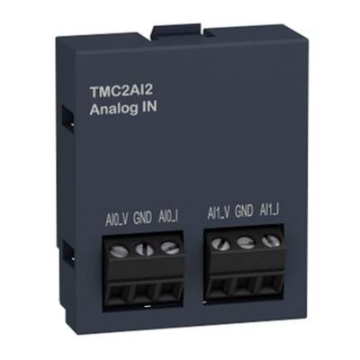 Schneider Electric TMC2AI2 M221 Kartuş - 2 Analog Akım Girişi - G/Ç Uzatma - 1