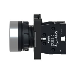 Schneider Electric XA2EA31 - 22,5mm 1NA Yuvarlak Yeşil Yaylı Buton Ø 22 - 4