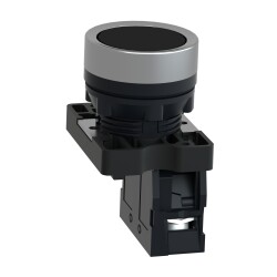 Schneider Electric XA2EA42 - 22,5mm 1NA Yuvarlak Siyah Yaylı Buton Ø 22 - 3