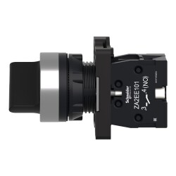 Schneider Electric XA2ED21 - 22,5mm 1NA 2konumlu Siyah Mandal Buton Ø 22 - 2