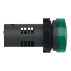 Schneider Electric XA2EVB3LC - Yeşil Ledli Sinyal lambası 24V AC/DC Ø 22 m - 2