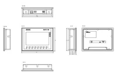 Siemens 6AV2123-2GB03-0AX0 /SIMATIC HMI KTP700 B - 2