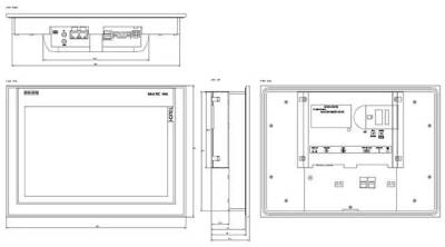 Siemens 6AV2124-0MC01-0AX0 /SIMATIC HMI TP1200 C - 1