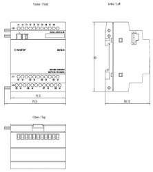 Siemens 6ED1055-1CB10-0BA2 /LOGO! DM16 24, EXP. - 2