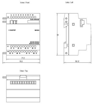 Siemens 6ED1055-1CB10-0BA2 /LOGO! DM16 24, EXP. - 2