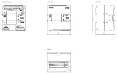 Siemens 6ES7211-1BE40-0XB0 /CPU 1211C, AC/DC/REL - 2